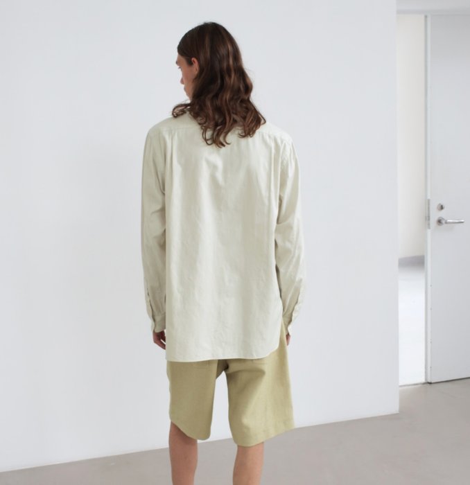 21SS AURALEE FINX SHUTTLE OX SHIRTS IVORY 4號| Yahoo拍賣