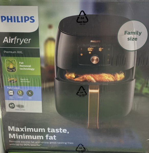 飛利浦 PHILIPS 健康氣炸鍋 XXL高規版 HD9651黑金色 全配 全新原廠正貨 保固2年