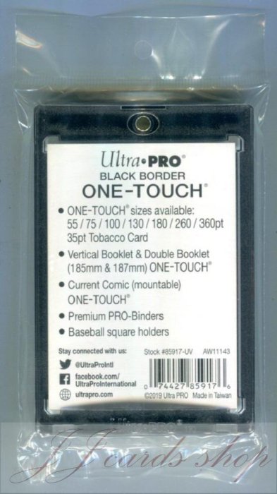 美國原廠 Ultra Pro 抗UV款 - 吸磁式卡夾 / 磁鐵卡夾 / 卡磚 - 尺寸:130pt (黑框版本) | Yahoo拍賣