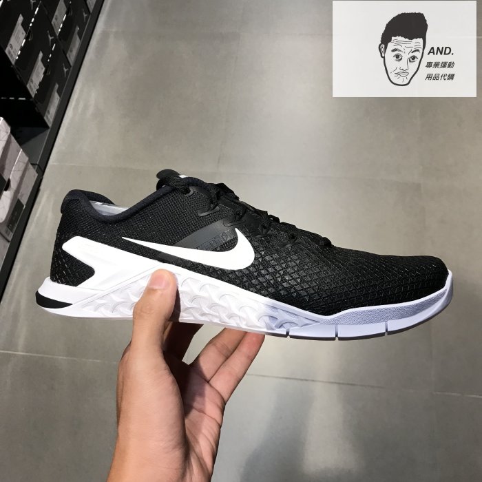 AND.】NIKE METCON 4 XD 黑白健身重訓訓練鞋男鞋BV1636-001  display picture 1