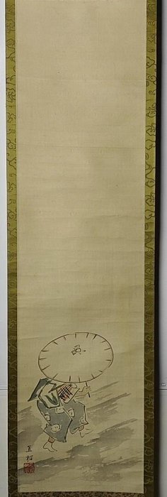 森村宜稻手繪經典作品，年代清末民初，絹本精心裝裱。畫芯尺寸cm，落款