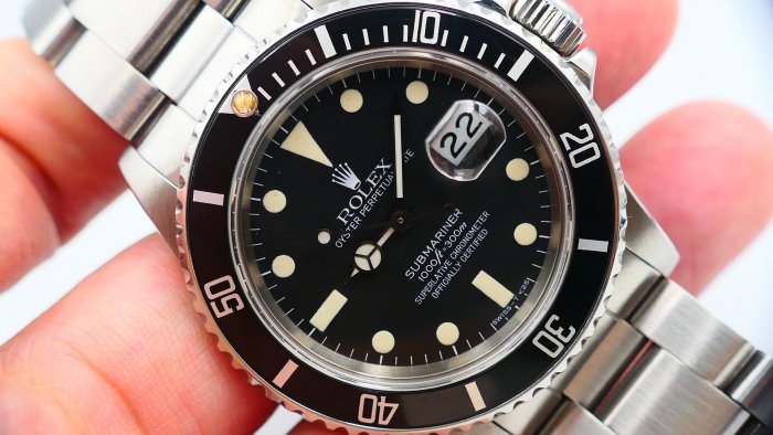 【美好時光】膏藥面黑水鬼1983年份ROLEX勞力士16800有保單綠牌 ( 1680 5513 16800 1665 參考)