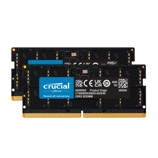 Micron 美光Crucial NB-DDR5 5600 64G(32Gx2)雙通筆記型記憶體