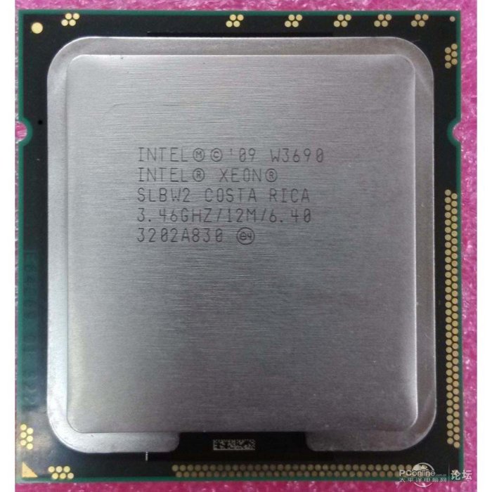 【熱賣精選】W3670 W3680 W3690 1366 Xeon 1366腳位 支持X58 桌上型cpu