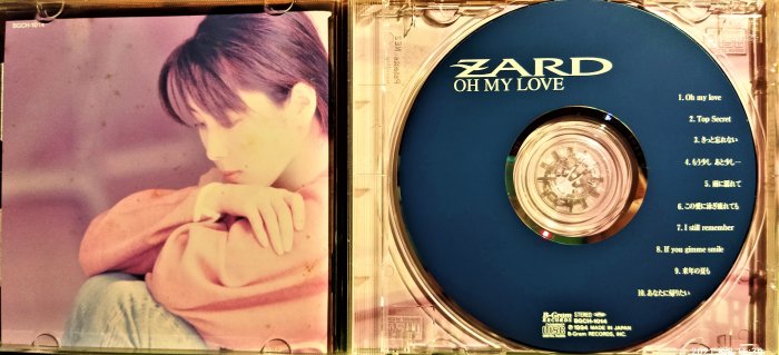 ZARD ~ OH MY LOVE ~ 日版已拆近全新, 含側標, CD品質佳無刮傷如