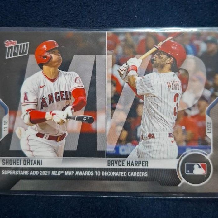 MLB 2021 Topps Now [ Shohei Ohtani ][ 大谷翔平] # OS-42 MVP 附硬殼