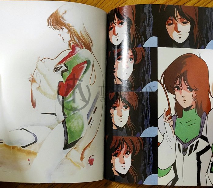 1983 超時空世紀角色設定集畫冊オーガス・コネクション時空爭霸