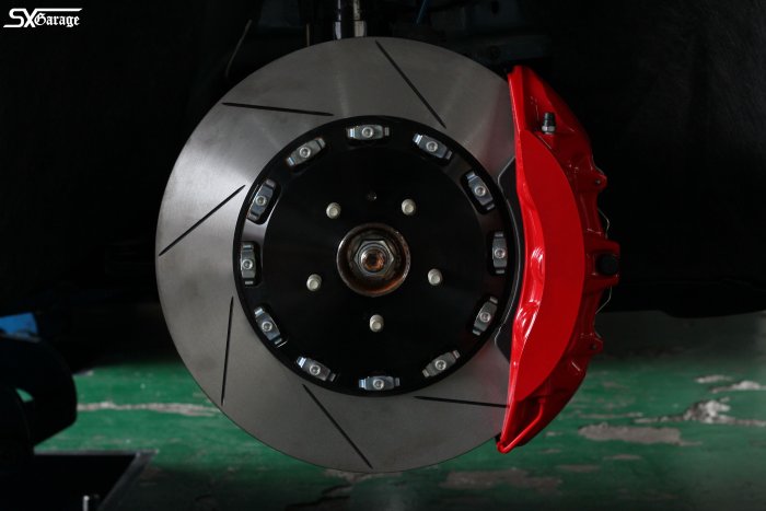 【超鑫國際】 Camaro ZL1 大六卡鉗 380MM浮動碟盤 BREMBO代工 Focus ST Wagon 實裝圖