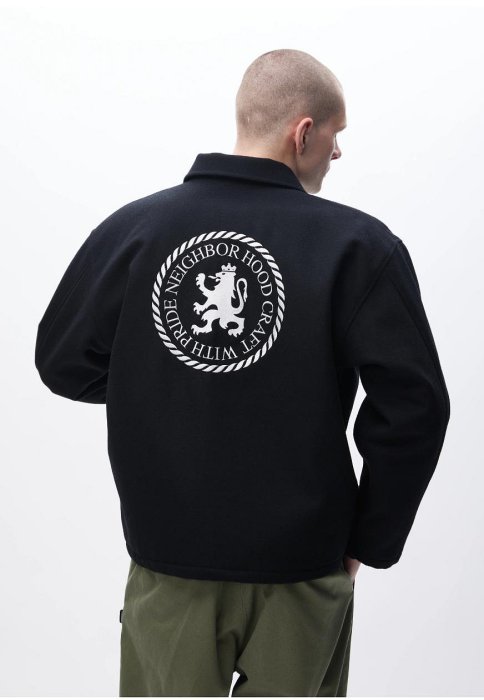 NEIGHBORHOOD MELTON ZIP WORK JACKET。太陽選物社242ZANH-JKM01