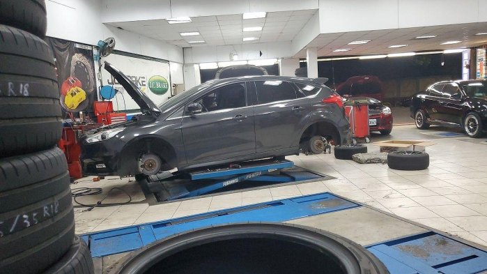 三重長鑫~IASATI 安加利 LS 高階避震 高低伸/縮測阻尼可調 Ford Focus MK2/MK3/MK3.5/MK4 實裝圖