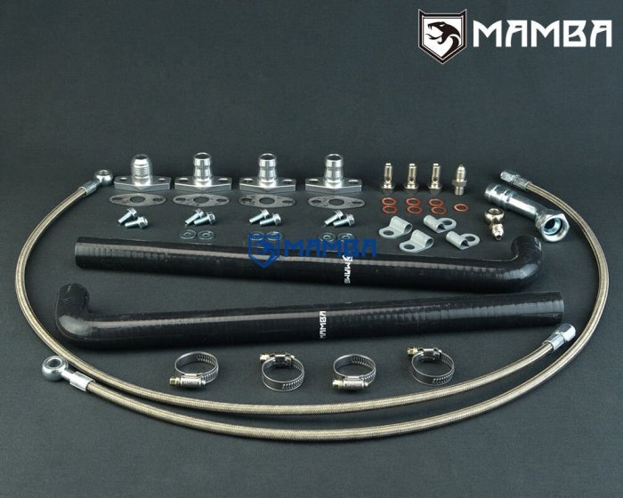 Turbo Oil Feed & Return Line For Mitsubishi 3000GT GTO TD04