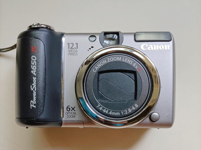 CANON PowerShot A650 IS可翻轉螢幕CCD數位相機/麵包機