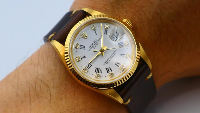 【美好時光】個人收藏釋出!ROLEX勞力士15238印刷羅馬十鑽面超美品! ( 16018 16238 18238參考)