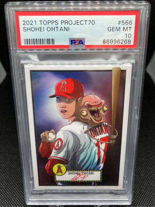 MLB 2021 Topps Project 70 Shohei Ohtani - Alex Pardee #566 PSA 10 
