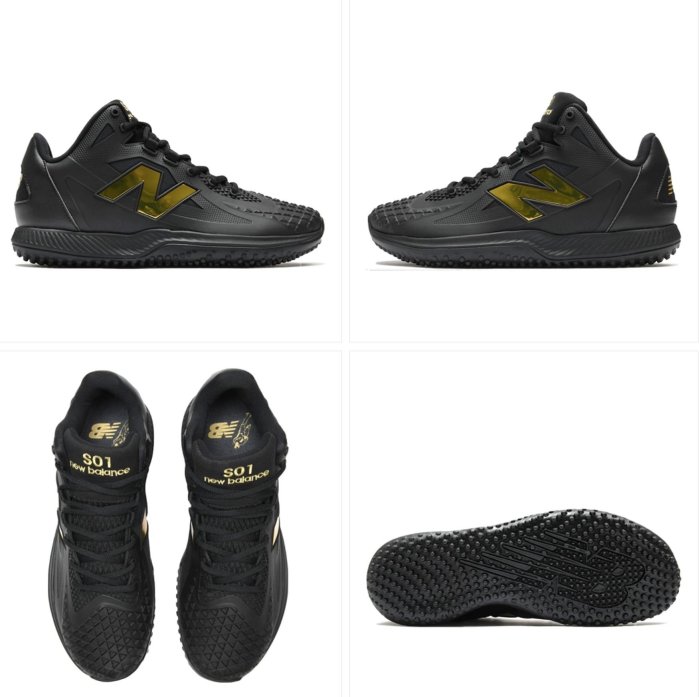 New Balance 大谷翔平Ohtani v1 Turf WT1/BK1 白金黑金運動鞋