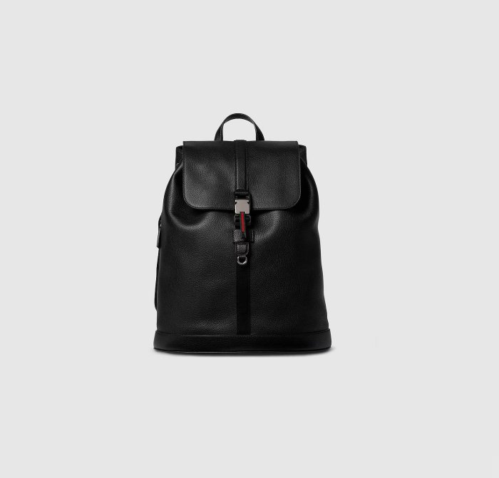 GUCCI 816750 Medium backpack with Web 巴黎代購接單至10/4，10/13到貨
