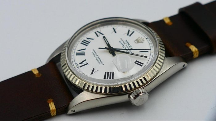 【美好時光】停產逸品ROLEX 1601罕見buckley印刷大羅馬面盤美品!RSC洗油保養完成!( 16014 16234參考)