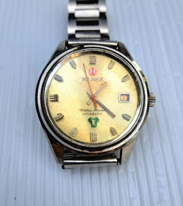 二手~早期 機械潛水錶 水鬼錶 骨董錶 古董錶