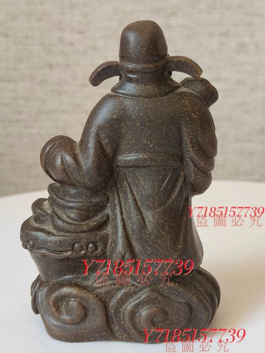 創匯期紫砂祿擺件，名家款（許忠明） 細品相如圖和古董珍藏老貨【錦繡