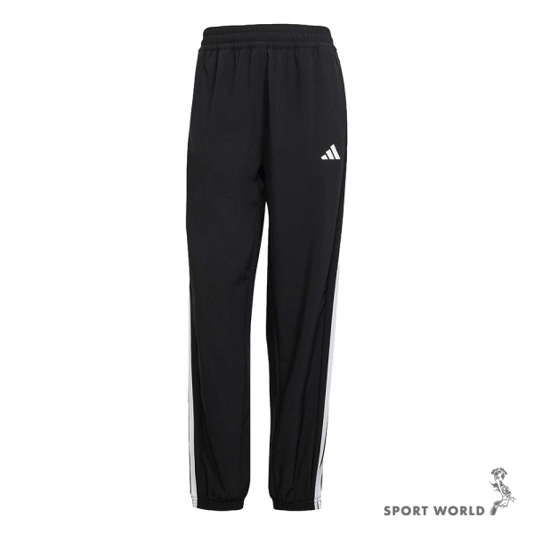 Adidas 縮口長褲 女裝 排汗 黑【運動世界】JI8313