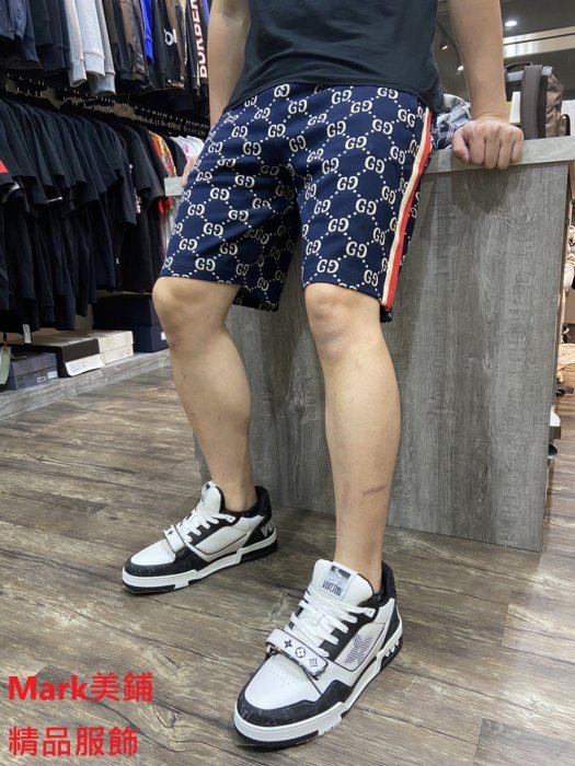 【Mark美鋪】GUCCI LOGO 滿版老花 短褲