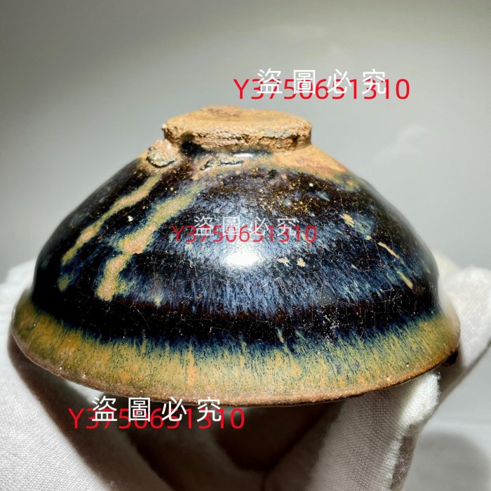 建窯建盞#宋代老盞#北宋窯變青藍兔毫鷓鴣斑銀毫璽圭雅集同款茶具茶器建