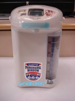 台南家電館-Zojirushi象印５公升微電腦電動給水熱水瓶【CD-LGF50】日本製 原廠保固 易清洗