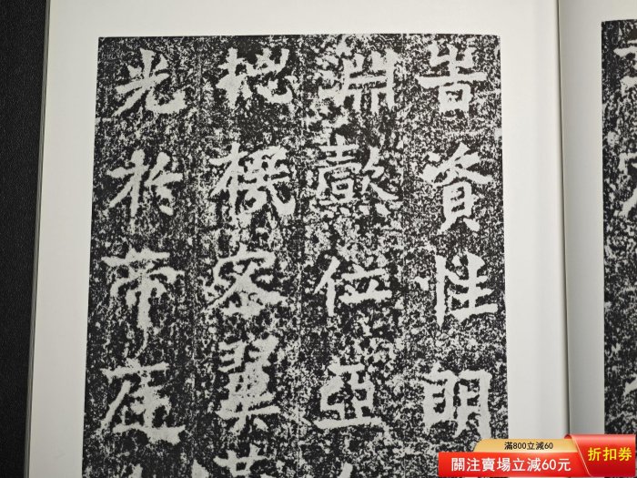 二玄社書跡名品叢刊81 北魏暉福寺碑馬鳴寺根法師碑一函一冊，內頁二手