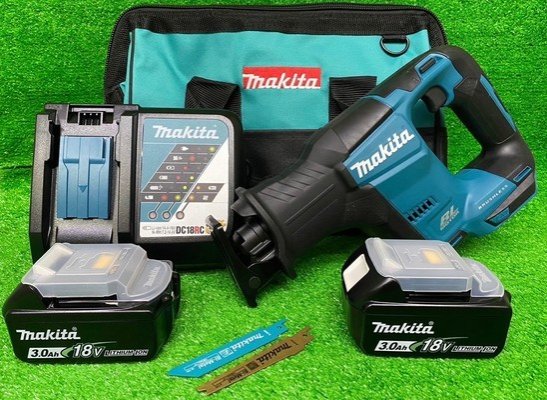 (含稅價)緯軒(底價10300不含稅)牧田 DJR188RFE 18V配3.0Ah雙鋰電無刷 軍刀鋸 DJR188