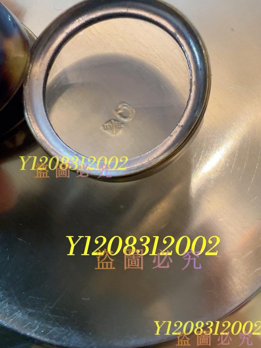 1895-1923年法國小蝴蝶結小花花純銀全鎏金咖啡杯碟杯口8，高5.5，碟1