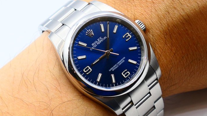 【美好時光】ROLEX勞力士盒單全36mm 116000藍面超美品 （ 116234 116200參考）