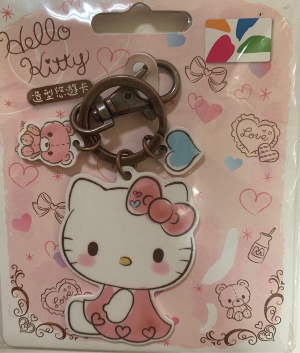 Kitty悠遊卡 凱蒂貓造型悠遊卡-愛心 凱蒂貓icash2.0 HelloKitty造型卡 三麗鷗 凱蒂貓悠遊卡 一卡通 凱蒂貓悠遊卡 凱蒂貓悠遊卡