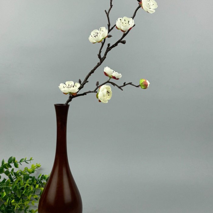 高岡銅器 鋳銅 斑紫銅 花瓶 花器 3.7kg前後 高岡銅器 鋳銅 斑紫銅 花瓶 花器 3.7kg前後 【公式通販】