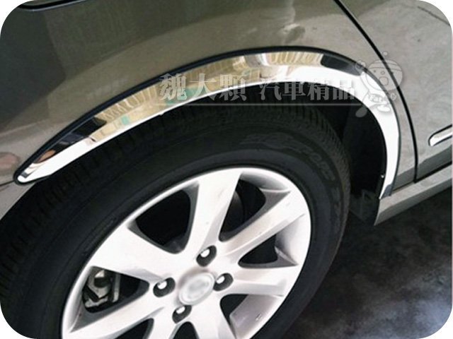 【魏大顆 汽車精品】CR-V(17-)專用 不鏽鋼輪弧(一組6件)ー輪拱 輪眉 輪弧飾板 防石飾板 CRV 5代 五代
