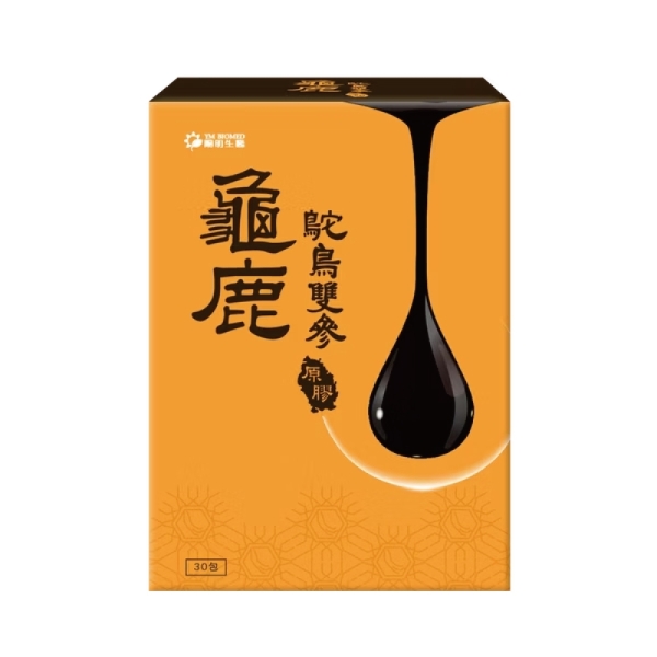 陽明生醫 龜鹿鴕鳥雙參原膠 (30包/盒)【杏一】