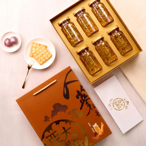 【亞大T8銀耳】人參紅棗禮盒(150gx6入/盒) | 送禮推薦/年節禮盒/伴手禮