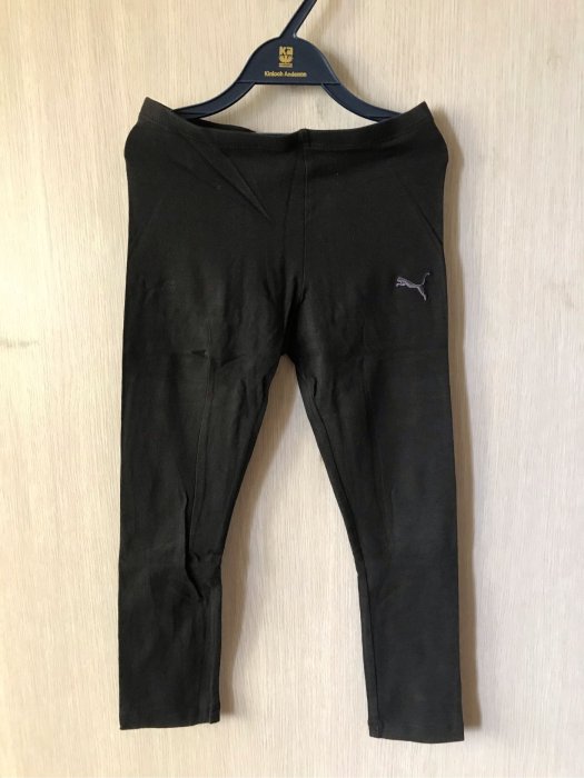 Puma 女童黑色緊身褲