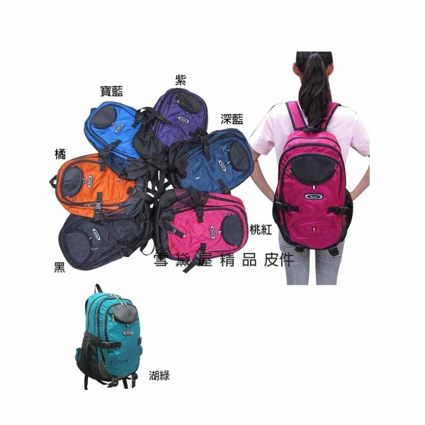 ~雪黛屋~EYE後背包運動後背包21L容量底部一般中容量胸前服貼釦超輕防水尼龍布可A4資夾HEYE066