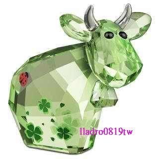 信用卡(全新現貨)施華洛世奇水晶(天使牛/綠色幸運牛Lucky Mo)牛2012年