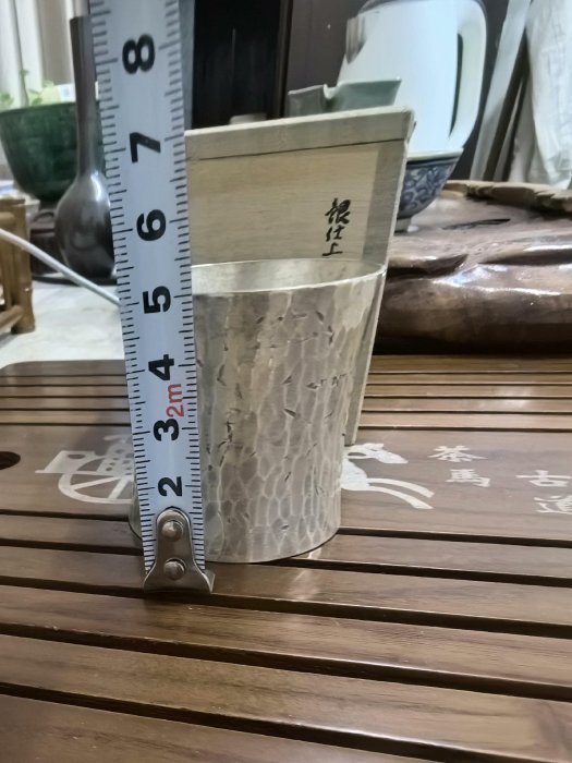 日本精品竹影堂精制銀仕上銀杏紋蓋置一個年線物全品相| Yahoo拍賣