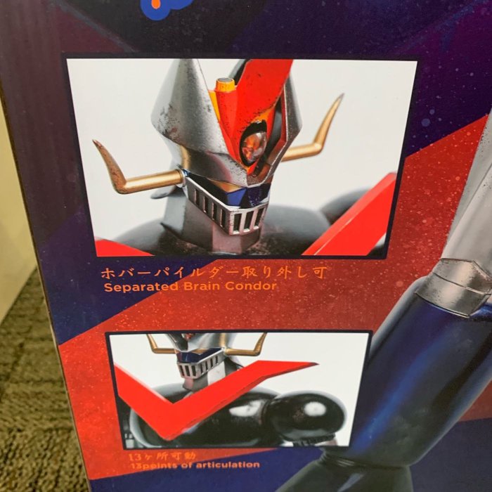 BU Toys X ZCWO 60cm 永井豪Mazinger 無敵鐵金剛大魔神戰損版