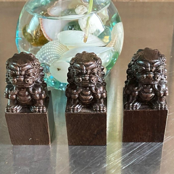 大型落款印　印材　獅子　1顆 大型落款印印材獅子1顆