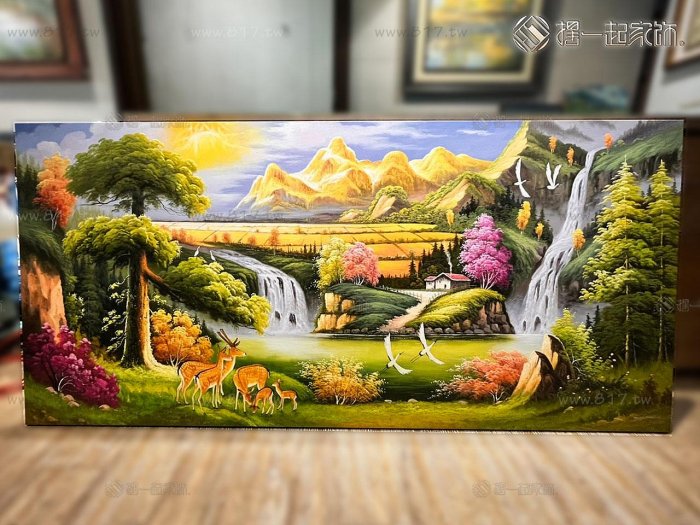 黃山 肉筆 掛軸 精品山水畫 本表装】肉筆掛け軸水墨画 山水画「黄山」美術品 絵画 和室 茶室