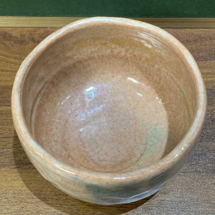 嚴選樂燒抹茶碗，赤樂滿開片，品相完美如圖樂燒碗滿開片抹茶碗| Yahoo拍賣