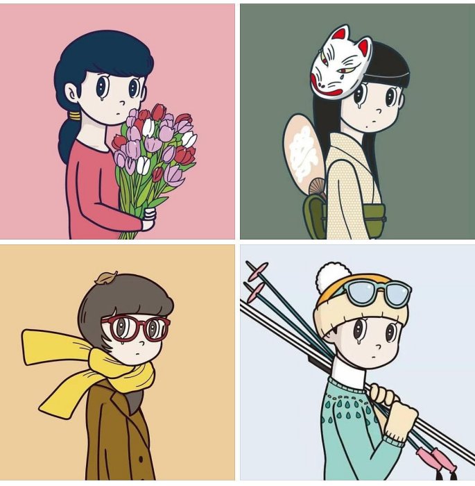 YUYA HASHIZUME 橋爪悠也- Eyewater 四季,2021限量版畫| Yahoo拍賣