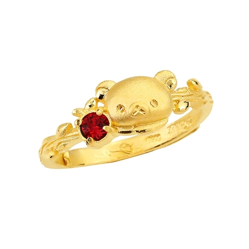 平安時光-拉拉熊黃金戒指-Rilakkuma