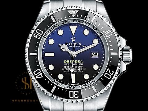 【鴻昇名錶】ROLEX 勞力士 DEEPSEA 海使者 116660 D Blue 深潛3900米 水鬼王 漸層藍 陶瓷框 潛水錶 2017保單 AG869