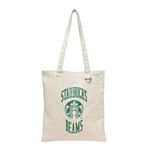 STARBUCKS x BEAMS Tote Bag College Design 聯名款拖特包。太陽選物社