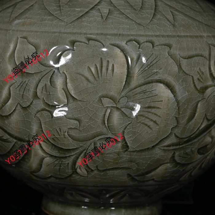 【希少品】中国宋時代　越窯蓋瓶y116 宋代越窯荷葉蓋罐1（19×14.5cm）15043180青瓷、白瓷、青白瓷| Yahoo拍賣