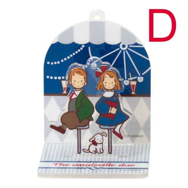 asdfkitty*The Vaudeville Duo 安迪愛咪 秋冬時尚 壓克力立牌吊飾-D款-日本正版商品